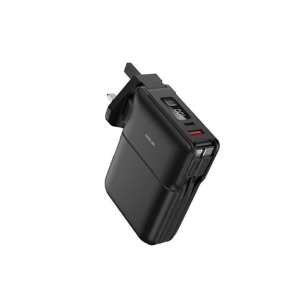 Green Lion Travel Adapter | Holder | Power Bank 10,000 mAh
