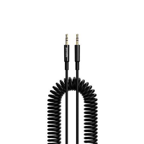 Porodo 3.5mm AUX Coiled Audio Cable